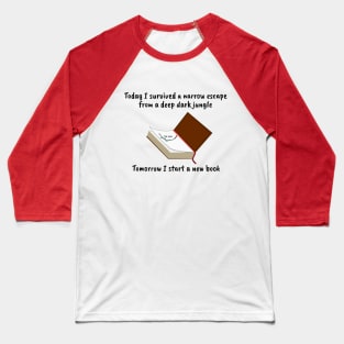 Books and Reading Exciting Jungle Escape Baseball T-Shirt